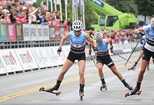 Юлия Ступак одержала две победы на открытом чемпионате Италии по лыжероллерам